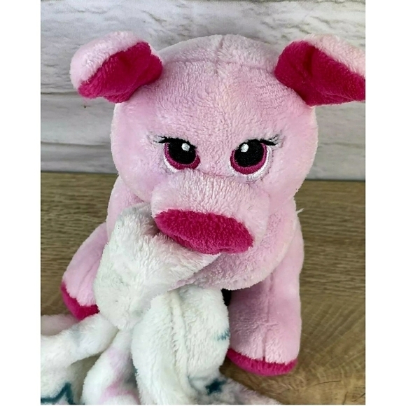 Little Beginnings Pink Pig Lovie Lovey Baby Infant Comfort Plush Toy Blanket EUC - Picture 6 of 10